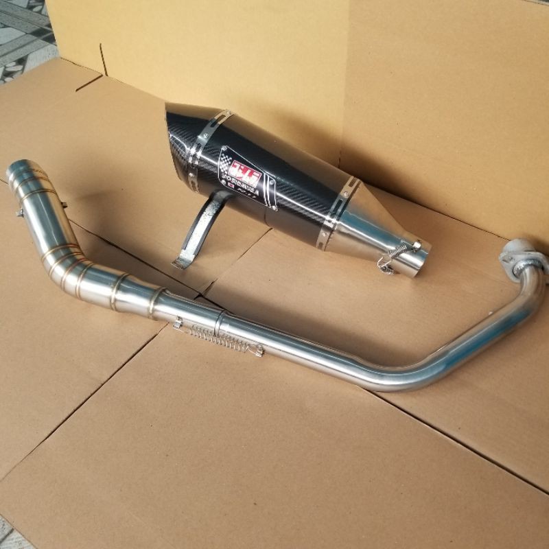 Knalpot Racing Yoshimura R11 Vixion R15 v2 v3 CBR CB Tiger MP Pulsar 200NS  Verza Byson Xabre GSX MX-7