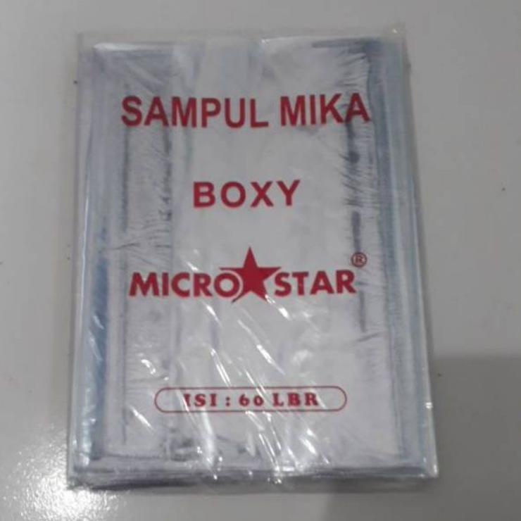 

(SiB➽) ★★ Sampul Buku/Sampul Mika Plastik Boxy ( 1pk ) Terbaru