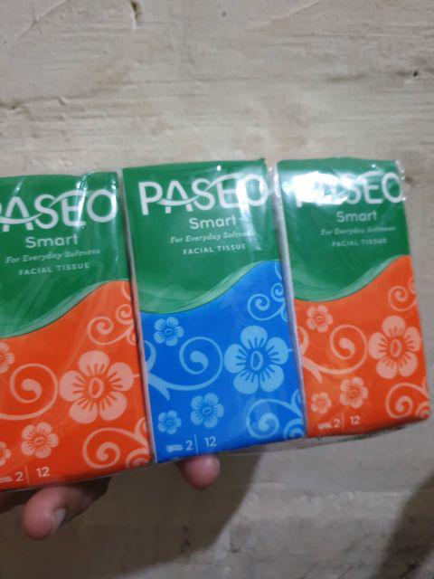 Tisu Paseo Smart Ukuran  Kecil 2 Ply Isi 12 Sheet Tisue Pocket Murah