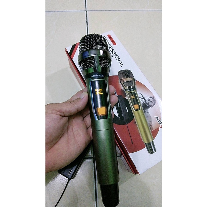 Advance Mic Profesional Wireless Microphone MIC-102 Garansi 1 tahun