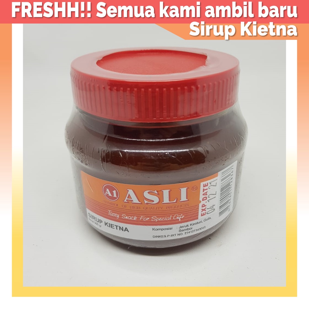 

Sirup Kietna Jeruk Kasturi A1 ASLI 500 gram oleh oleh Khas Medan