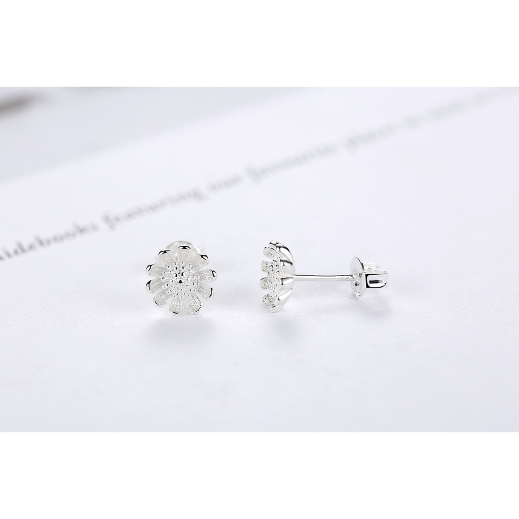 925 Perak Anting Anting Wanita Daisy Fashion Perhiasan/Subang Telinga anting perempuan