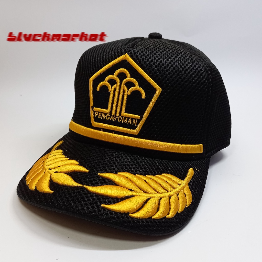 Topi Pengayoman Gol 3D - ATRUIBUT KEMENKUMHAM