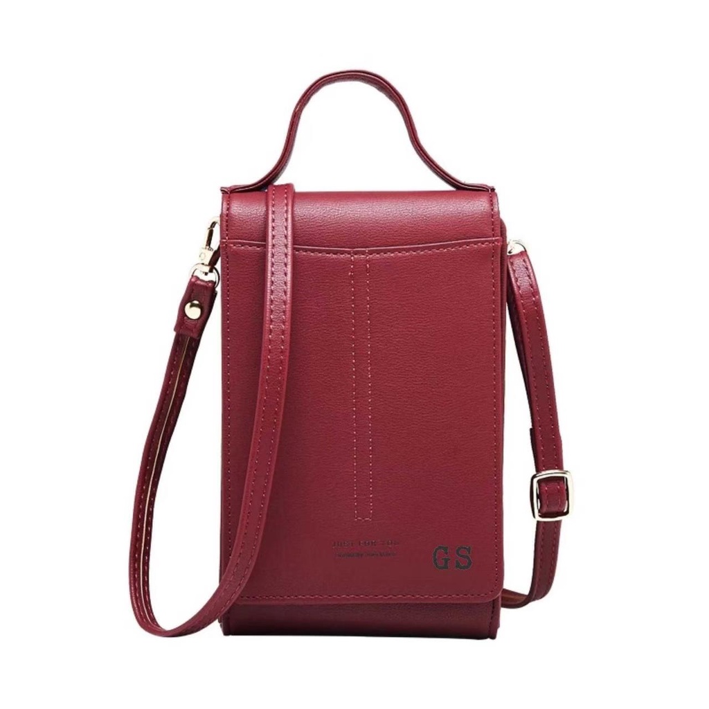 Tas HP Wanita Dompet HP GTO Lovely Multifungsi Style Tas Selempang mika Wanita Kulit Pocket HP / sling bag