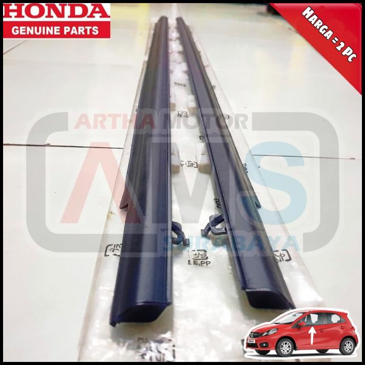 Karet pelipit list lis kaca wheater Strip mobil Brio 1 Set