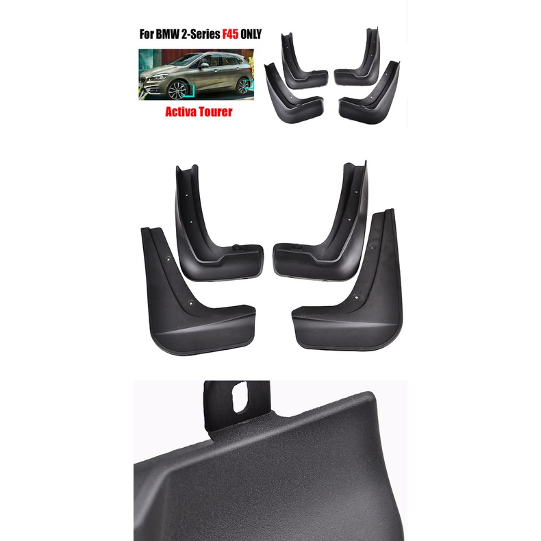 1 Set Mud Flap Pelindung Splash Untuk Fender Mobil BMW 2 Series F45 F46 Gran Active Tourer 2014-2020