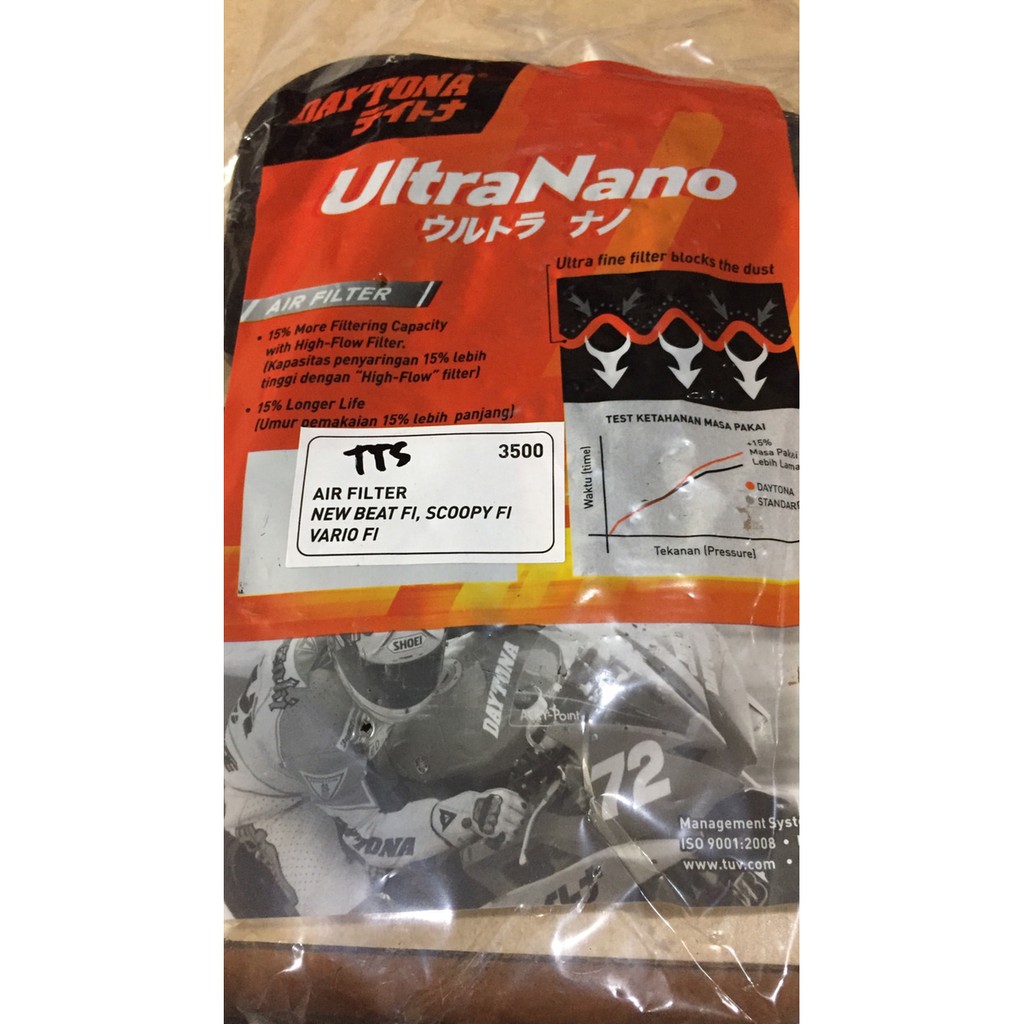 Filter udara air filter Beat FI, Scoopy FI, Vario FI, Spacy FI DAYTONA