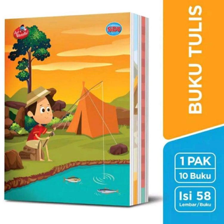 

(TERBARU) Buku tulis Sinar dunia 58 lembar ( 10 buku ) buruan