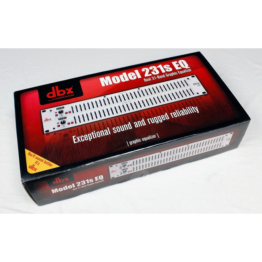 DBX Model 231s EQ Dual 31-Band Graphic Equalizer