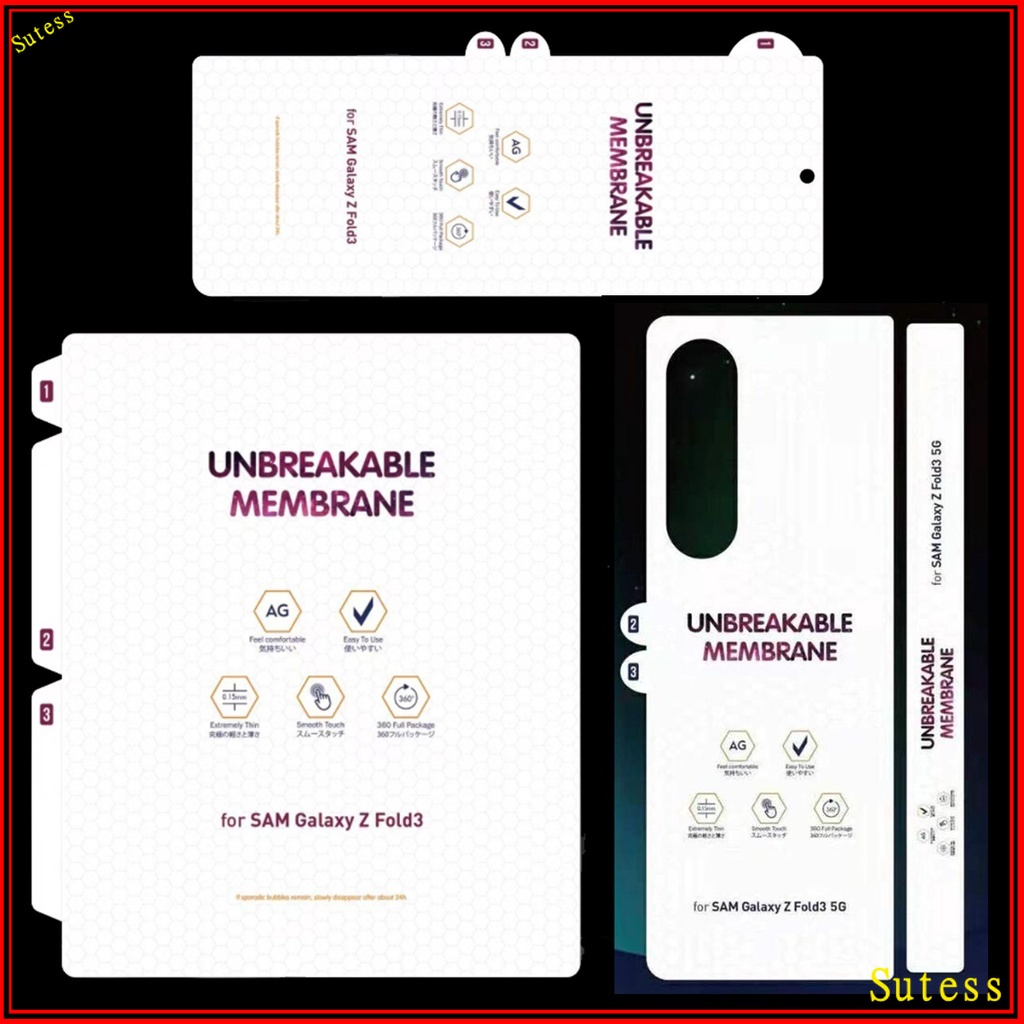 Soft Case Tpu Matte Hydrogel Cover Samsung Galaxy Z Fold 3 2 5g Z Fold W20 W21 W22 Z Flip 3