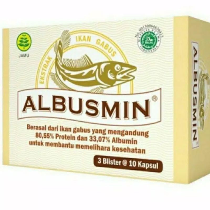 COD - ALBUSMIN - KAPSUL IKAN GABUS ASLI