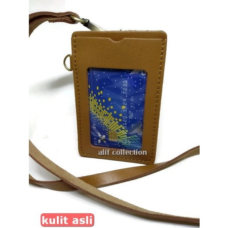 

iD card holder kulit asli - name tag kulit asli - name tag holder g