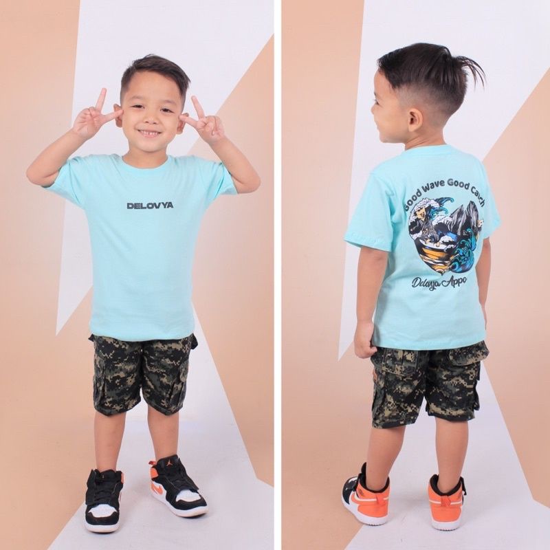 kaos anak laki-laki PREMIUM DELOVYA 9-10th