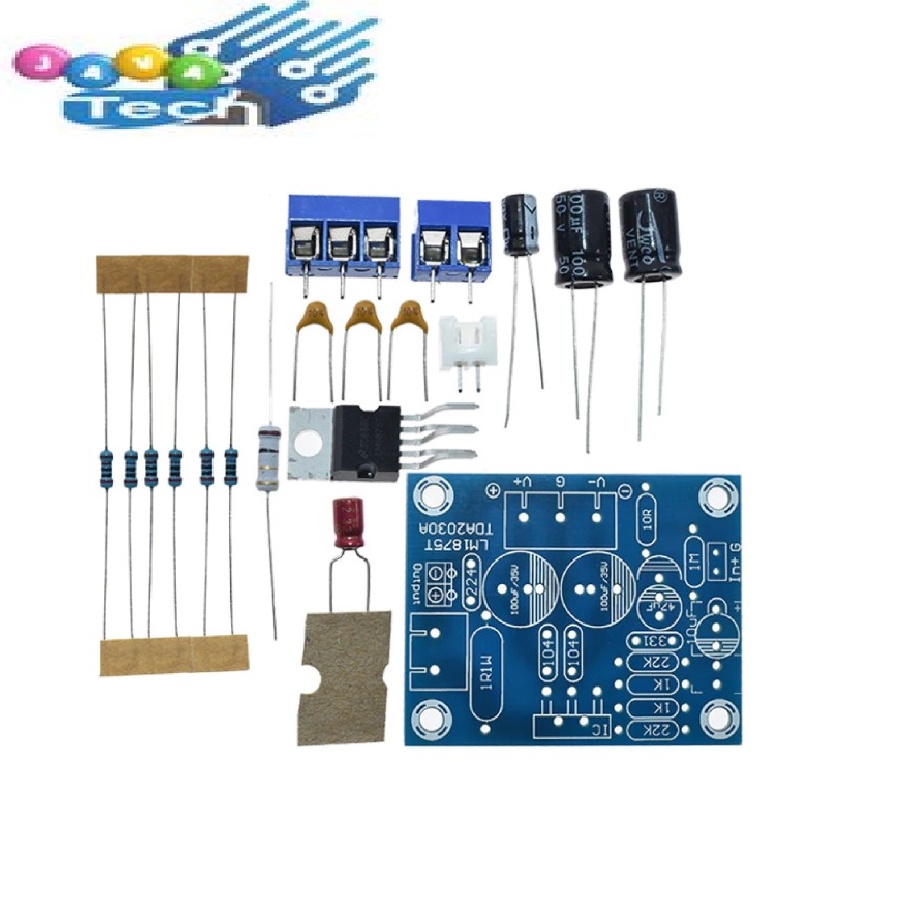 Kit Modul LM1875T Audio Amplifier Module Symmetric Power Supply LM1875