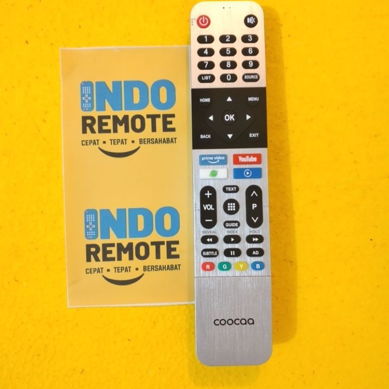 REMOTE SMART TV COOCAA YOUTUBE ORIGINAL