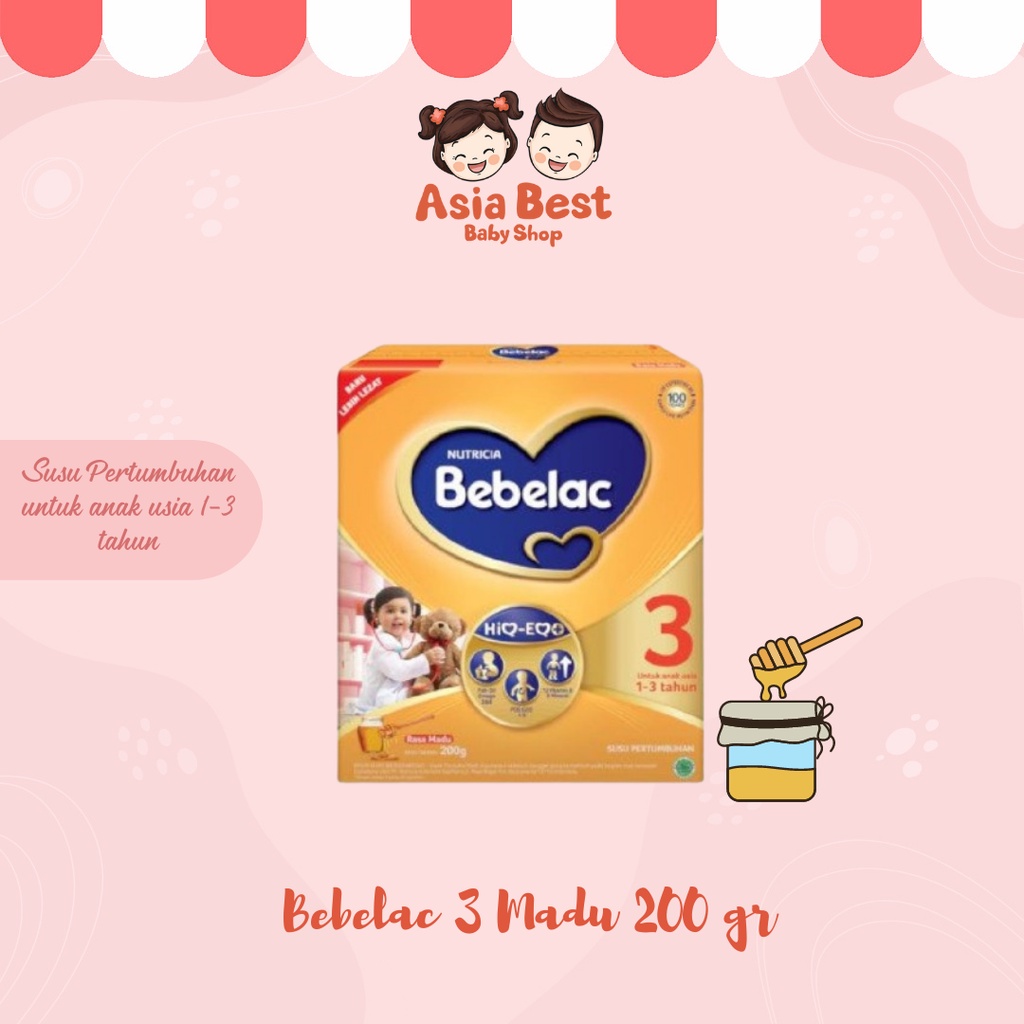 Bebelac 3 Madu 200gr/Susu Pertumbuhan Untuk anak usia 1-3 Tahun