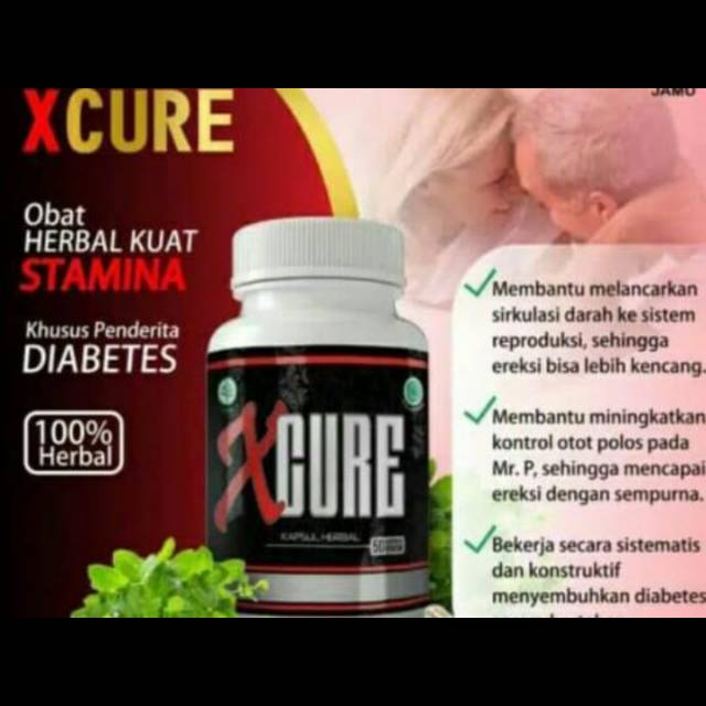 XCURE Obat stamina herbal pria