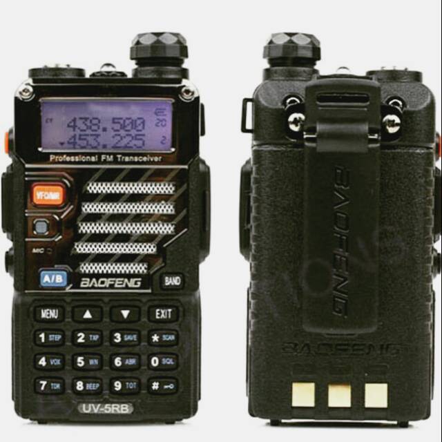 HT Baofeng Type UV-5RB FREKUENSI DUALBAND - Colour Black