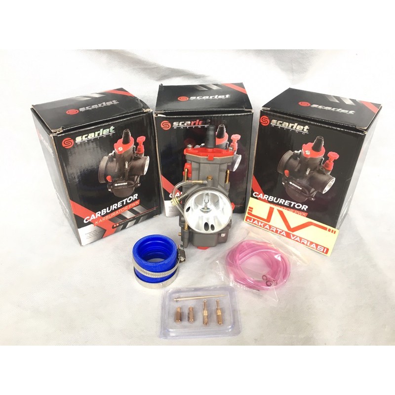 Karbu karburator scarlet black series PWK 24 26 28 30 32 34 Bukan panom ktc keihin ride it uma koso
