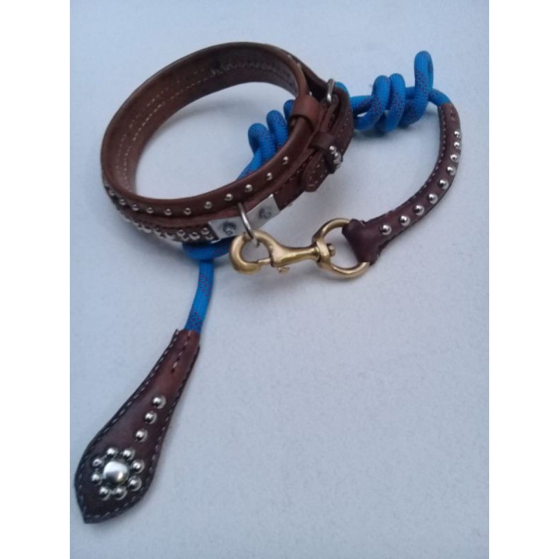 kalung anjing asli kulit