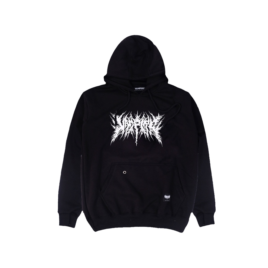 Sweater Hoodie Hyper Hitam Jaket Metal Vampire Kingdom