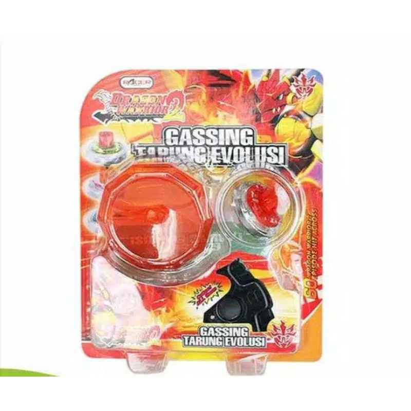 Mainan Gasing Tarung Evolusi Dragon warrior 2 set 59028