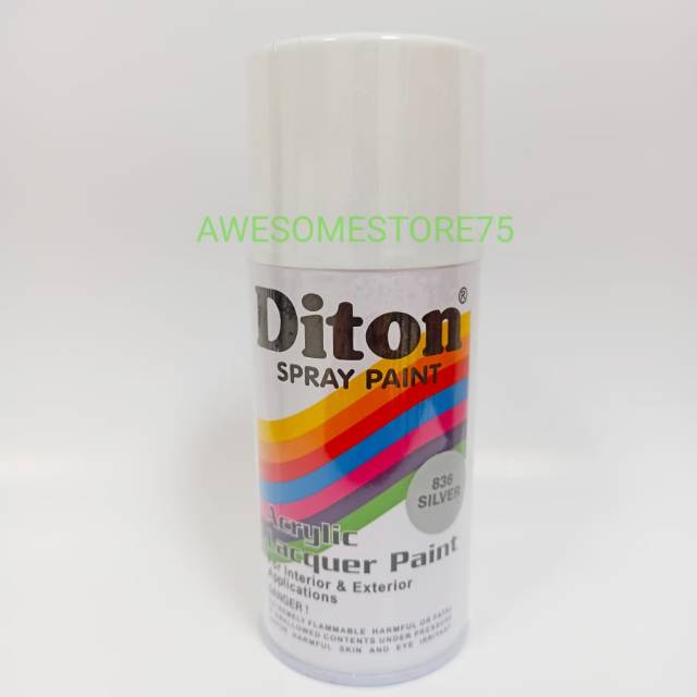 DITON SILVER 836 Perak Cat Semprot Pilox Pylox