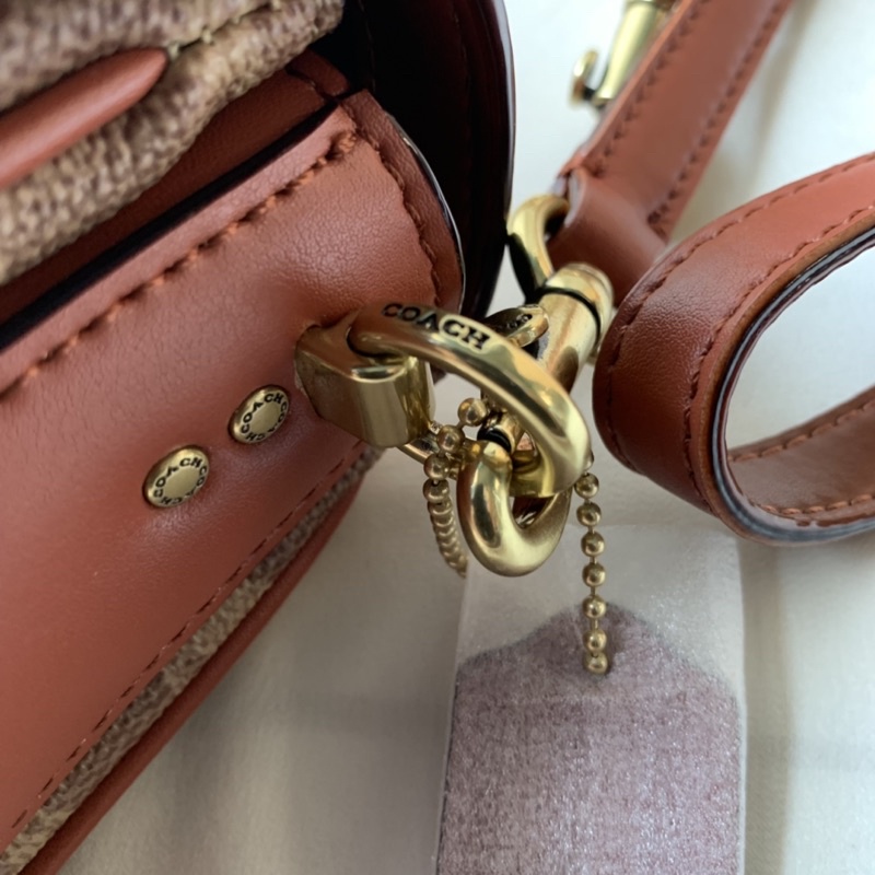 Coach Cassie Crossbody 19 In Signature Canvas - Tan Rust(89089)