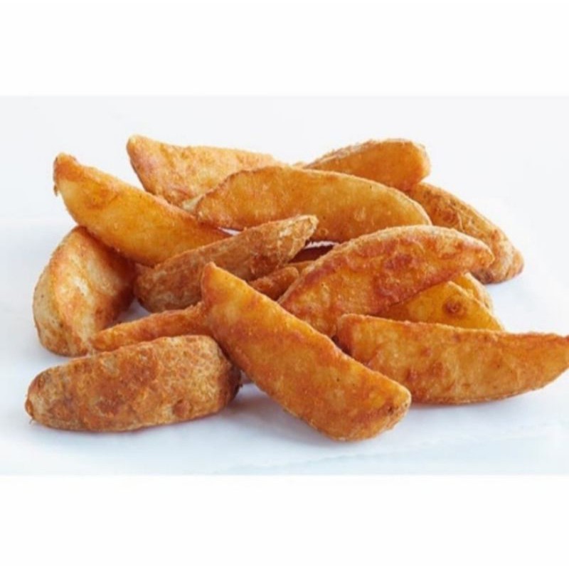 

Promo !! kentang goreng potato wedges repack 1kg