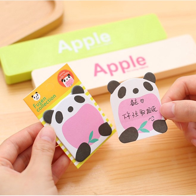 COD - S636 Tempelan Kertas Catatan Memo Note Karakter Animal Lucu Unik / Sticky Notes Karakter Animal-7
