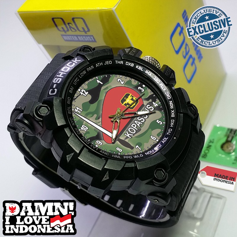 {Istimewa} Jam Tangan BARET MERAH KOPASUS (TNI) Outdoor