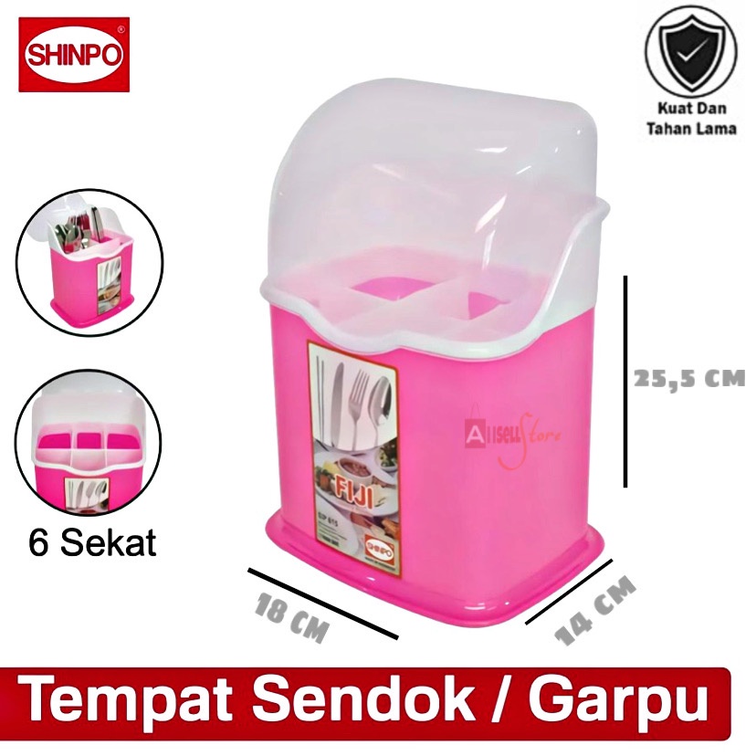 ( BISA COD ) PROMO SHINPO SIP 616 FIJI / TEMPAT SENDOK PLASTIK DENGAN TUTUP / TEMPAT SENDOK FIJI CUTLERY CASE / TEMPAT SENDOK PLASTIK / TEMPAT SENDOK SERBAGUNA / TEMPAT SENDOK GARPU DENGAN TUTUP / TEMPAT SENDOK 6 SEKAT