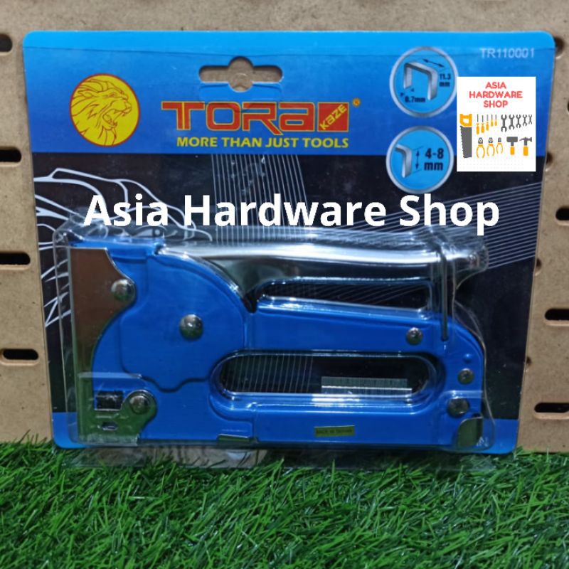 

Staples Gun Tacker TORA Staple Jok Tembak 4 - 8 mm Alat Hektar Hekter Jok Tembak