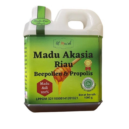 MADU AKASIA 1 KG MADU ASLI RIAU / Acasia Honey 1 kg Pure 100%- free Madu Manggis 150 gr