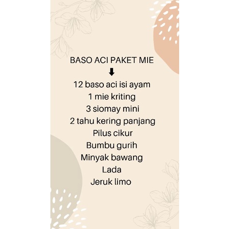 

BASO ACI PAKET MIE