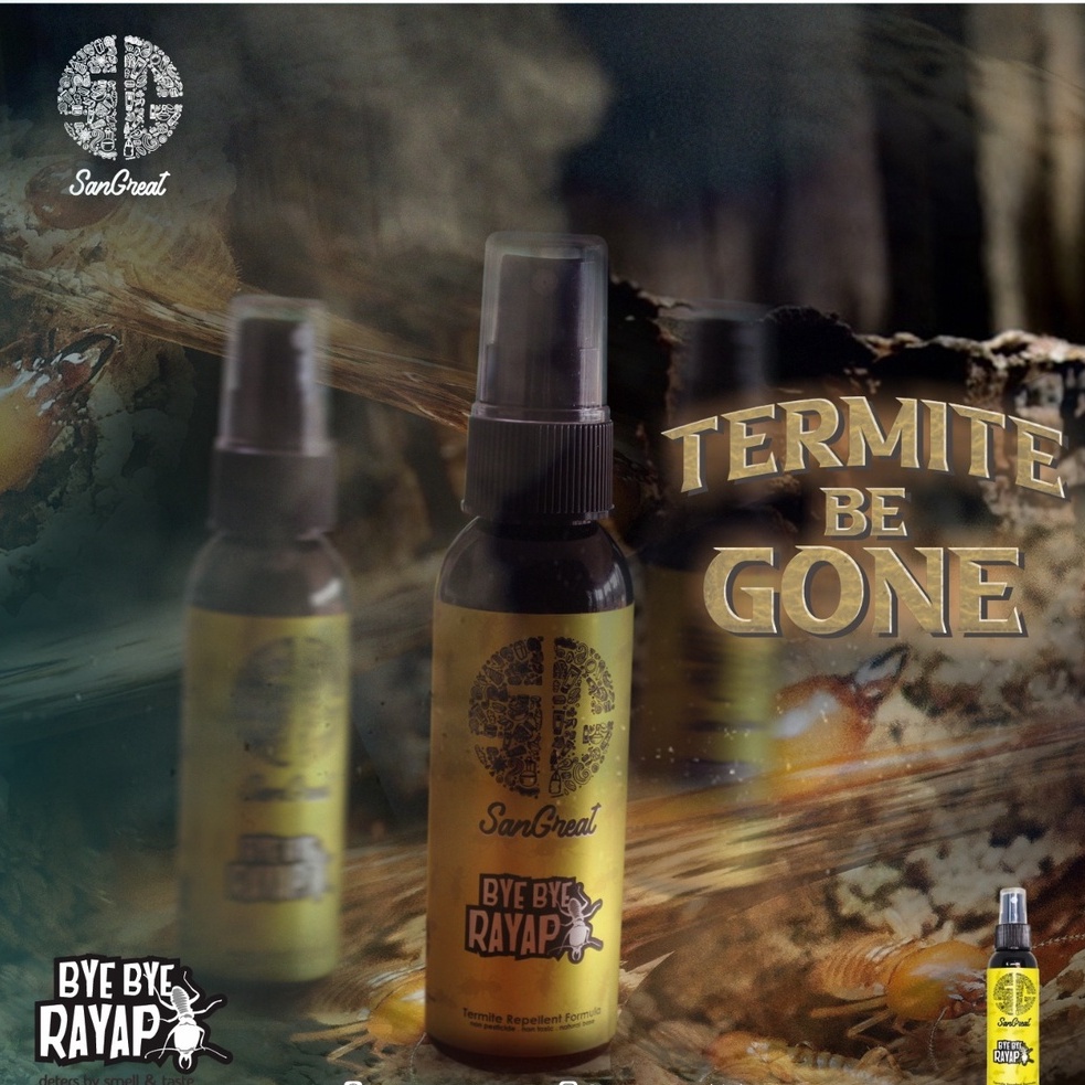 Semprotan anti rayap SanGreat Bye Bye Rayap anti rayap pengusir rayap spray 250 ml non pestisida
