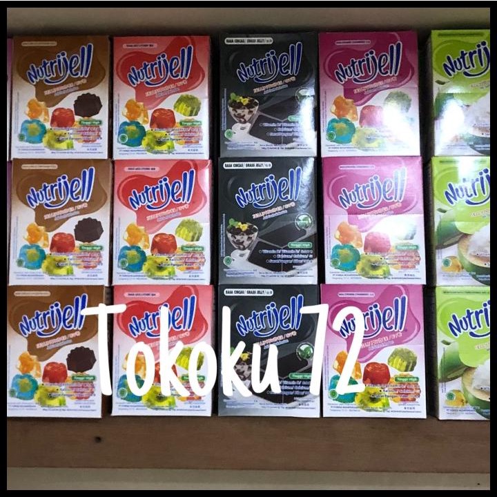 

TERBARUU!! Nutrijell Jelly Plain 15 gr per box isi 12 pcs COD