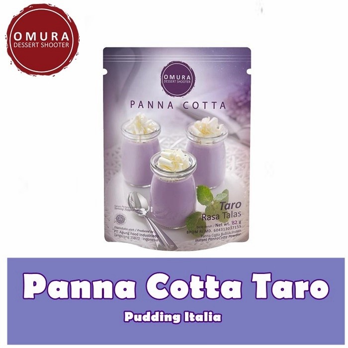 

Ds11D Omura Dessert Shooter Panna Cotta - Taro G6B040B