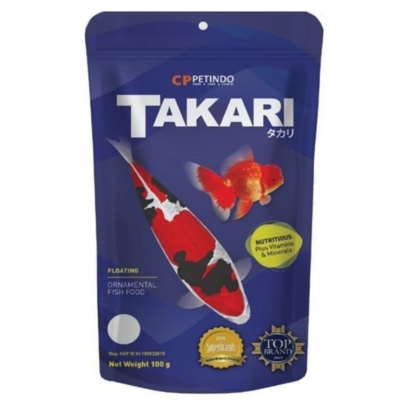 Promo Takari 100GR 100 gr 1mm Makanan Pakan Ikan Hias Fish Food