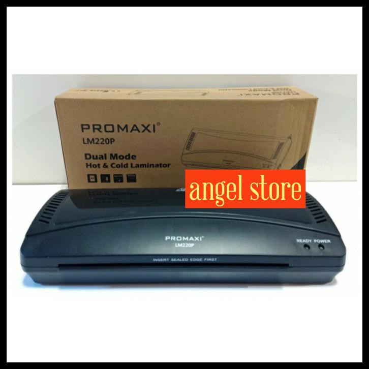 

PROMAXI LM-210P MESIN LAMINATING SIZE F4 A4 ORIGINAL / LAMINATOR 210 P