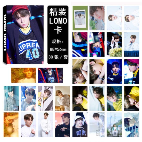 BLGM BTS kartu lomo card set 30 pcs love yourself wings bangtan boys kpop bt21