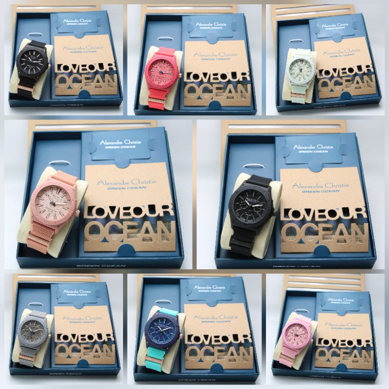 JAM TANGAN ALEXANDRE CHRISTIE AC6584 / AC 6584 RUBBER ORIGINAL GARANSI RESMI 1 TAHUN