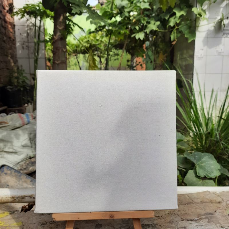 

kanvas lukis 30x30 Easel stand kayu pinus merah paket melukis anak sekolah melukis kreatif belajar