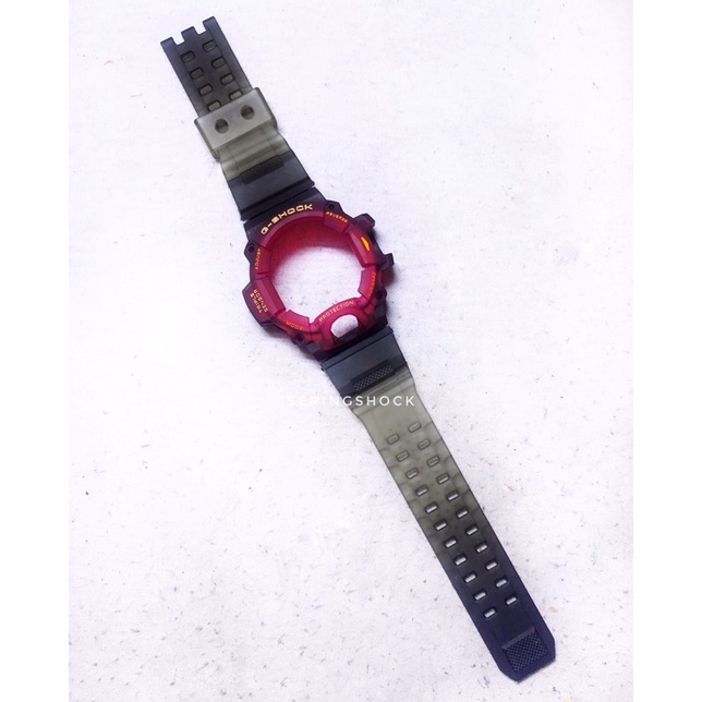 BNB Gshock GW9400 Rangeman RED SMOKE Strap Besel Casio G-shock