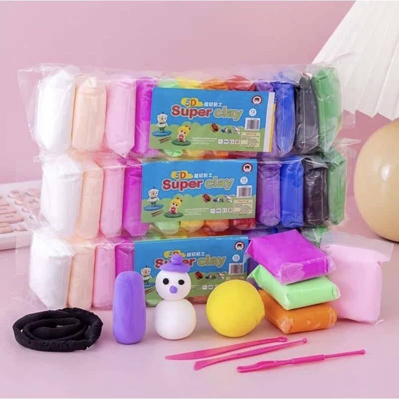 CLAY POLYMER MAINAN ANAK / MAINAN EDUKASI SLIME PLAY DOUGH