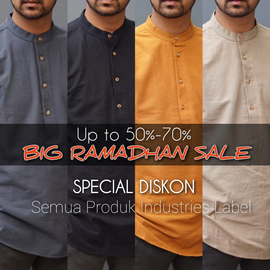 AL HABSYI Kurta Pakistan Linen l Baju Koko kurta Pakistan l Kurta Pakistan lengan tiga perempat l Koko Qurta l Qurta Pria l Qurta lengan tiga perempat l KURTA LS pria lengan tiga perempat polos warna Hitam seri KLTP 003 l BAJU MUSLIM TERBARU 2022