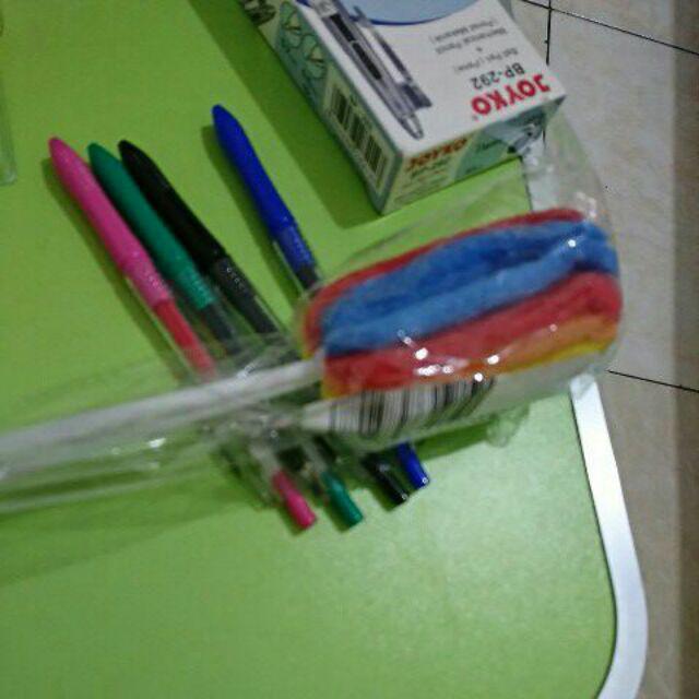 Wei Sikat Spon Pembersih Botol Dengan Gagang Panjang, Warna Pelangi