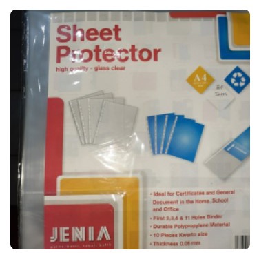 

pp pocket plastik JENIA A4 (isi 20)
