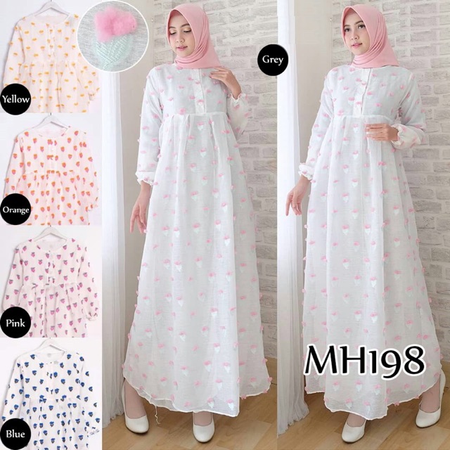  Baju  Gamis Rubiah Elegant Shopee  Indonesia