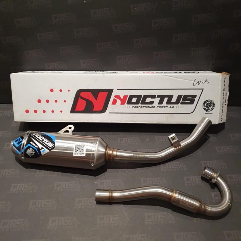 Knalpot Norifumi Noctus T1 Bore Up Honda CRF 150 L Original